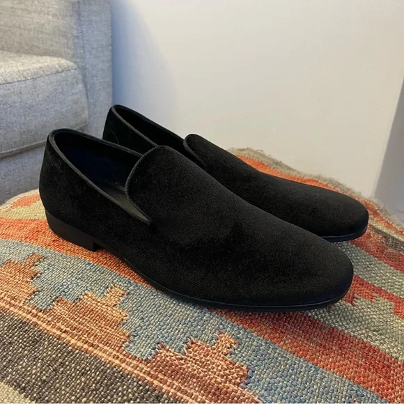 ✨MUST GO free ship! Velvet Slip On Loafer NWOT - Abound Ken Smoking Slipper - 10 - Picture 1 of 4